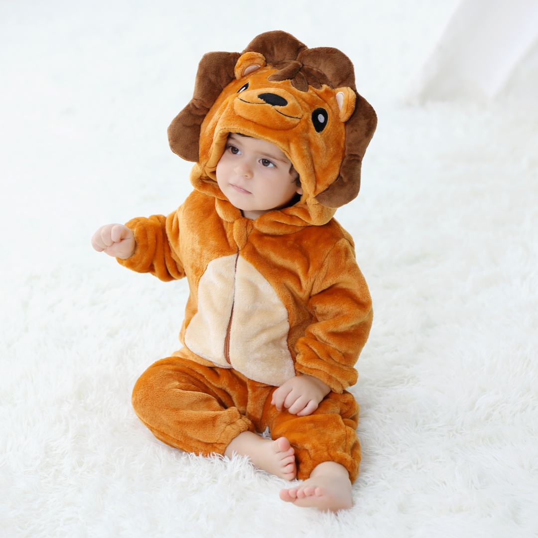 Spiderman Jumpsuit Kids - Bébé Kigurumi mignon Lion dessin animé