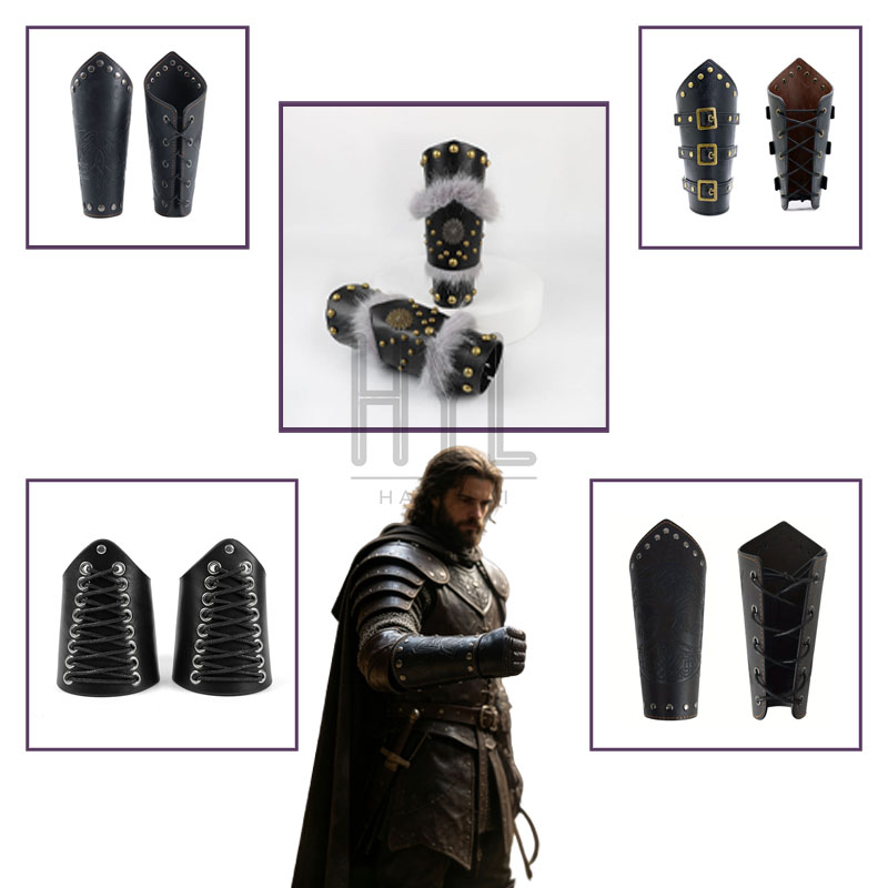 Costumes - Gant médiéval steampunk rétro multicouche en