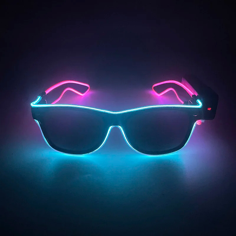 Glow In The Dark Party Glasses - Nouvelles lunettes lumineuses LED sans fil,