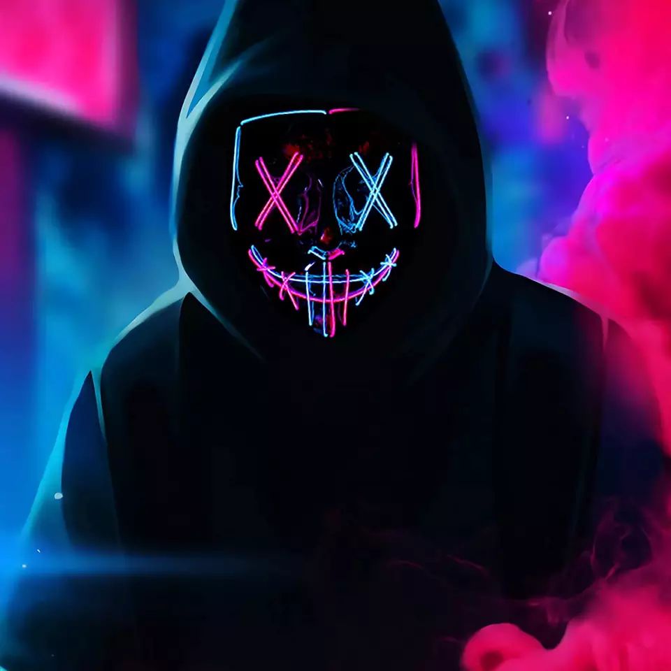 Led Purge Mask Halloween - Masque lumineux LED pour Halloween, 2