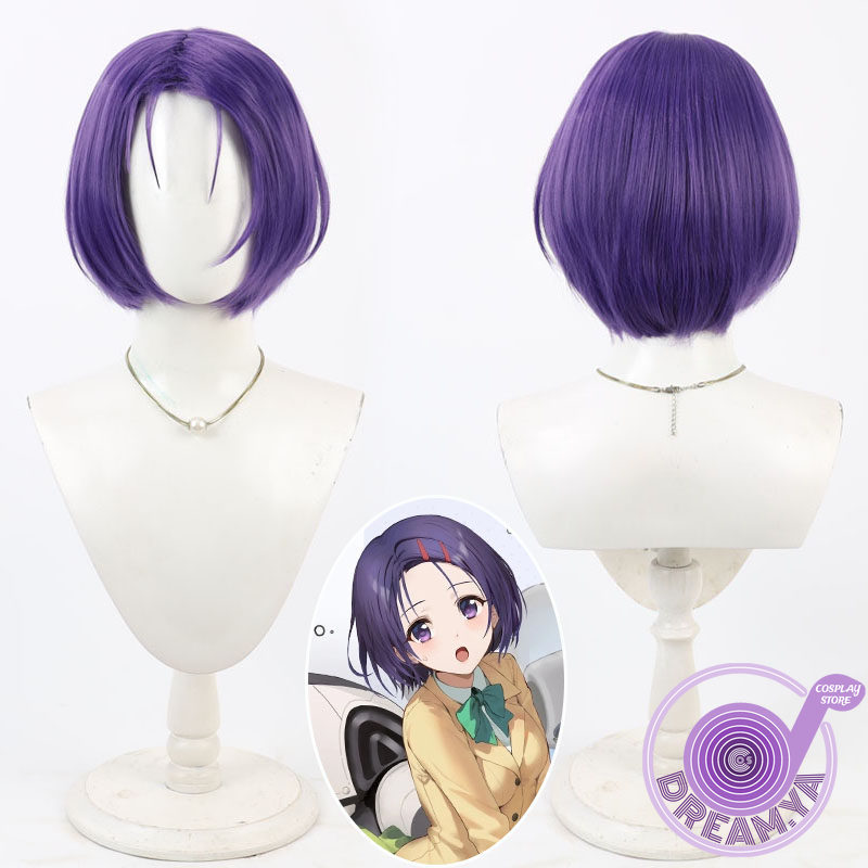 Anime Cosplay Wig Heat Resistant - Perruque de cosplay Sairenji Haruna, cheveux