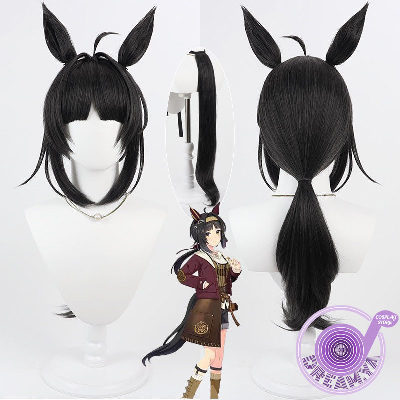 Anime Cosplay Wig Heat Resistant - Perruque de cosplay Logotype Uma Musume