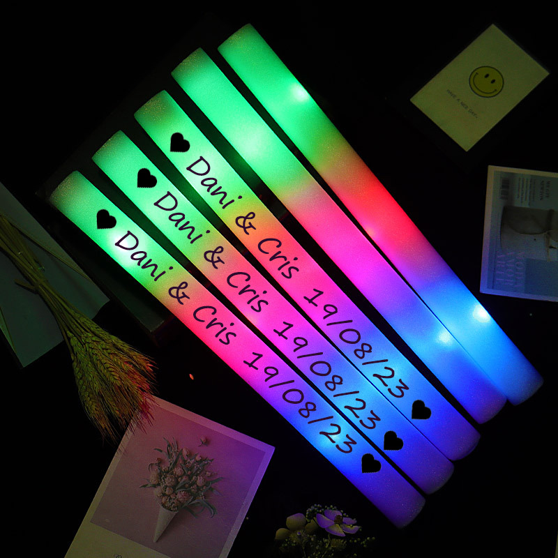 Glow In The Dark Party Glasses - Bâtons lumineux LED en vrac, 12/30/60