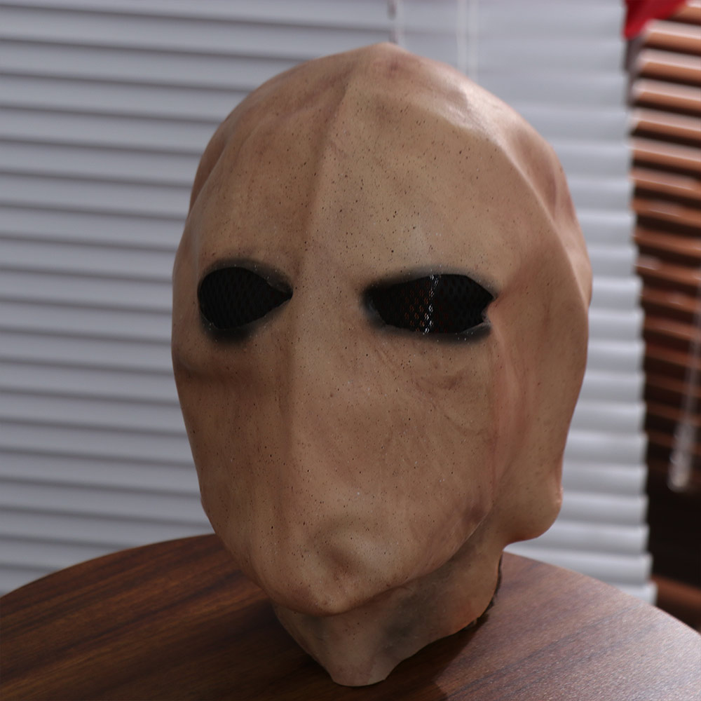 Latex Alien Mask Realistic - Masque de Slenderman pour Halloween, sans