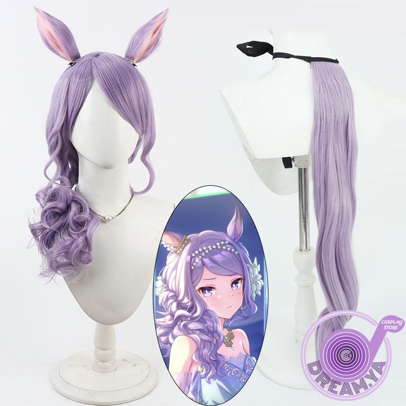 Anime Cosplay Wig Heat Resistant - Mejiro Cosplay perruque Umamusume joli Derby