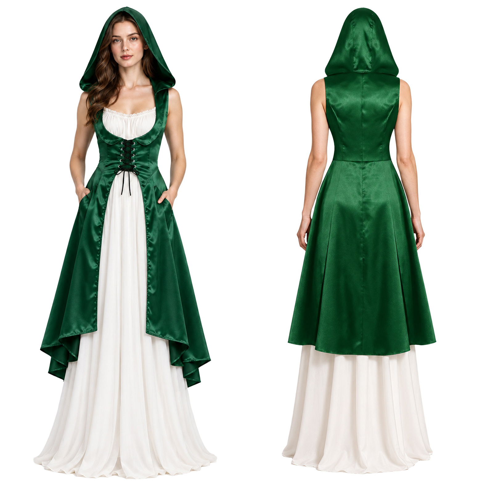 Robe de style médiéval, renais - Medieval Renaissance Dress Women avis et prix