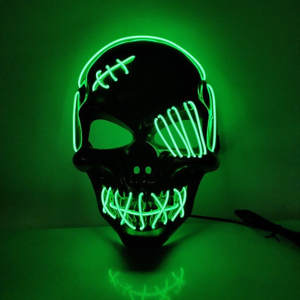 Masque Gothique d'Halloween Lu - Led Purge Mask Halloween avis et prix