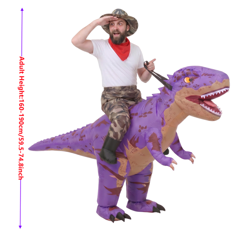 Déguisement gonflable T-Rex vi - Inflatable Dinosaur Costume Adult avis et prix