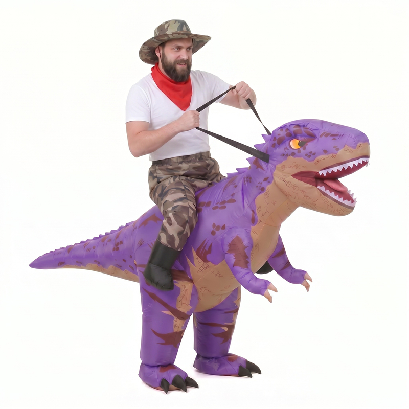 Déguisement gonflable T-Rex vi - Inflatable Dinosaur Costume Adult avis et prix