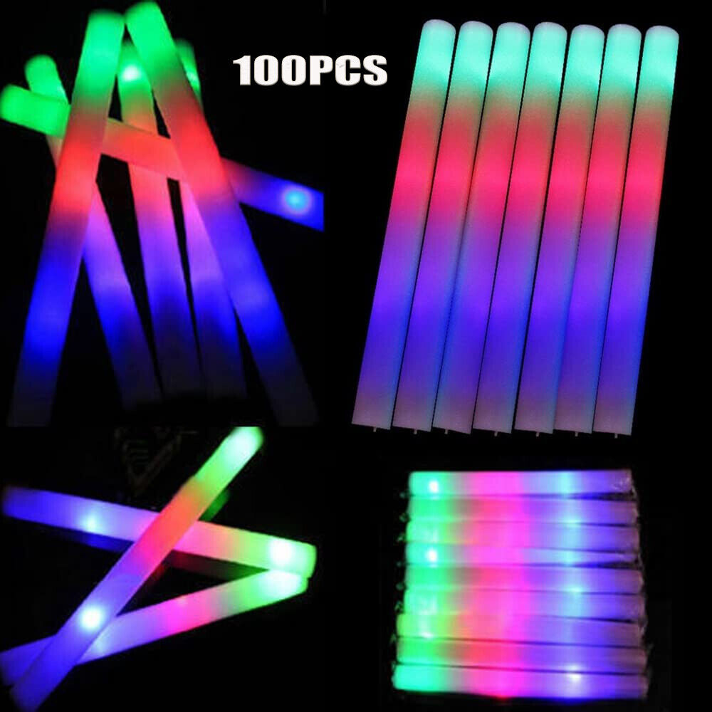Bâtons lumineux en mousse LED, - Flashing Led Foam Sticks Party avis et prix