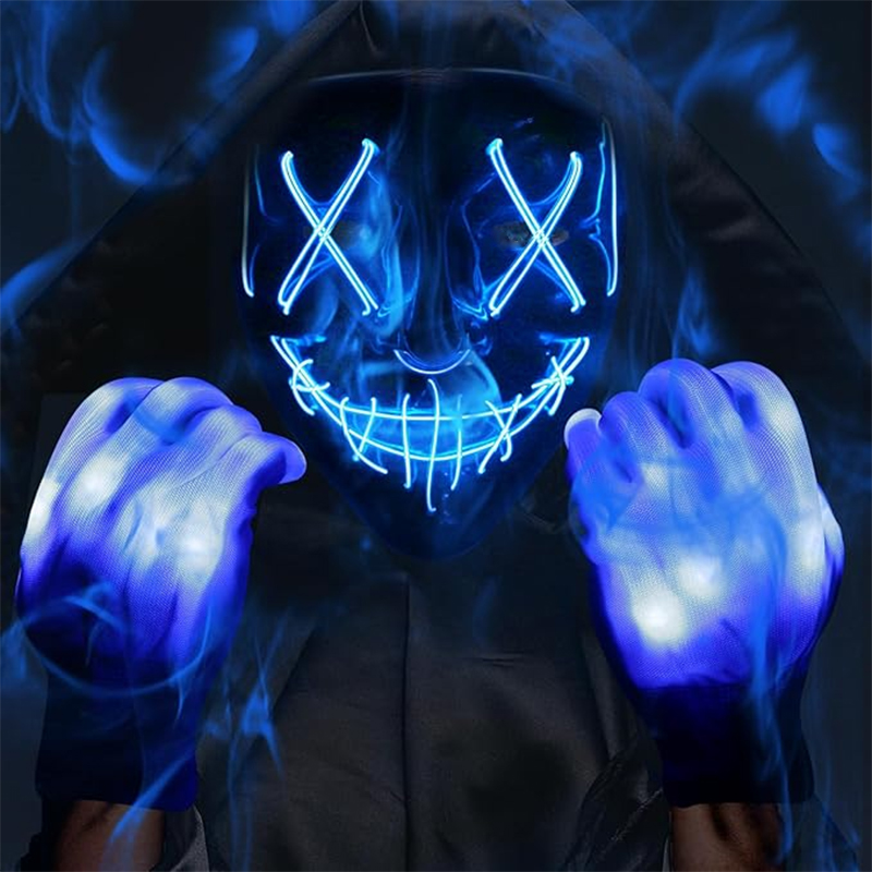 Lumière LED Halloween les masq - Led Purge Mask Halloween avis et prix
