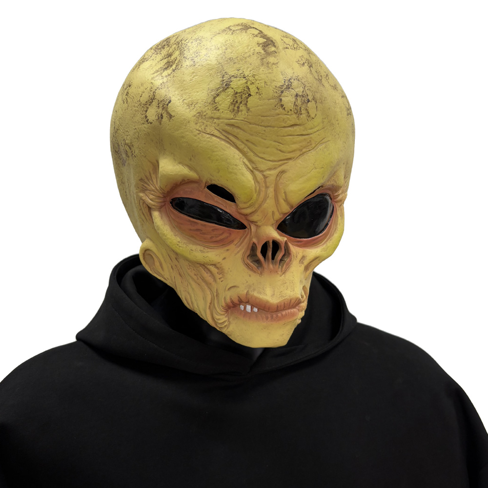Masque réaliste de crâne d'OVN - Latex Alien Mask Realistic avis et prix