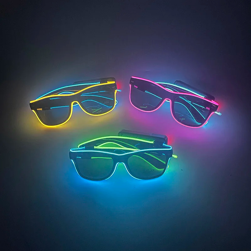 Nouvelles lunettes lumineuses  - Glow In The Dark Party Glasses avis et prix