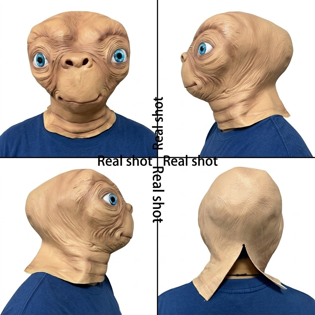 ET Alien Masque En Latex Hallo - Latex Alien Mask Realistic avis et prix