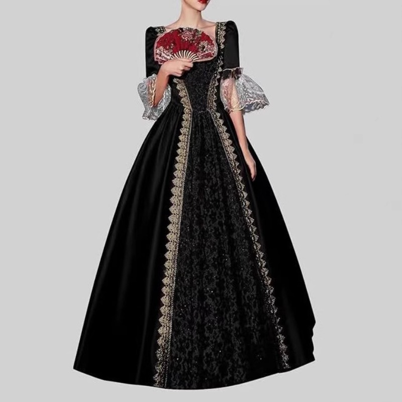 Robe de cour victorienne médié - Medieval Renaissance Dress Women avis et prix