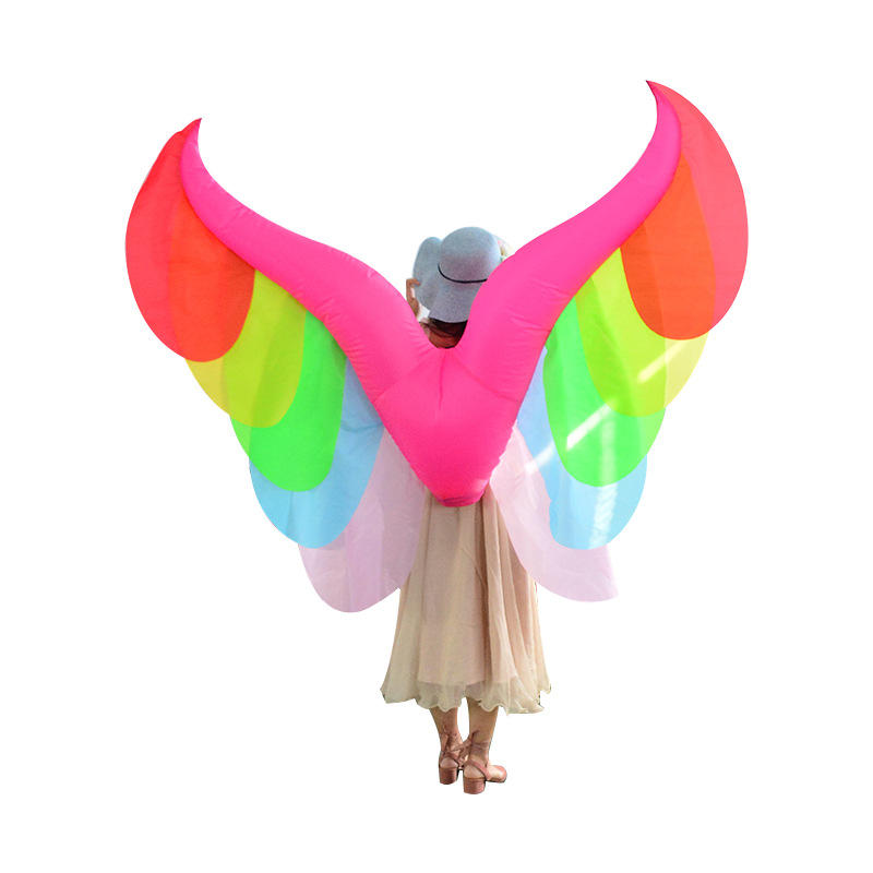 Ailes d'ange gonflables arc-en - Inflatable Dinosaur Costume Adult avis et prix