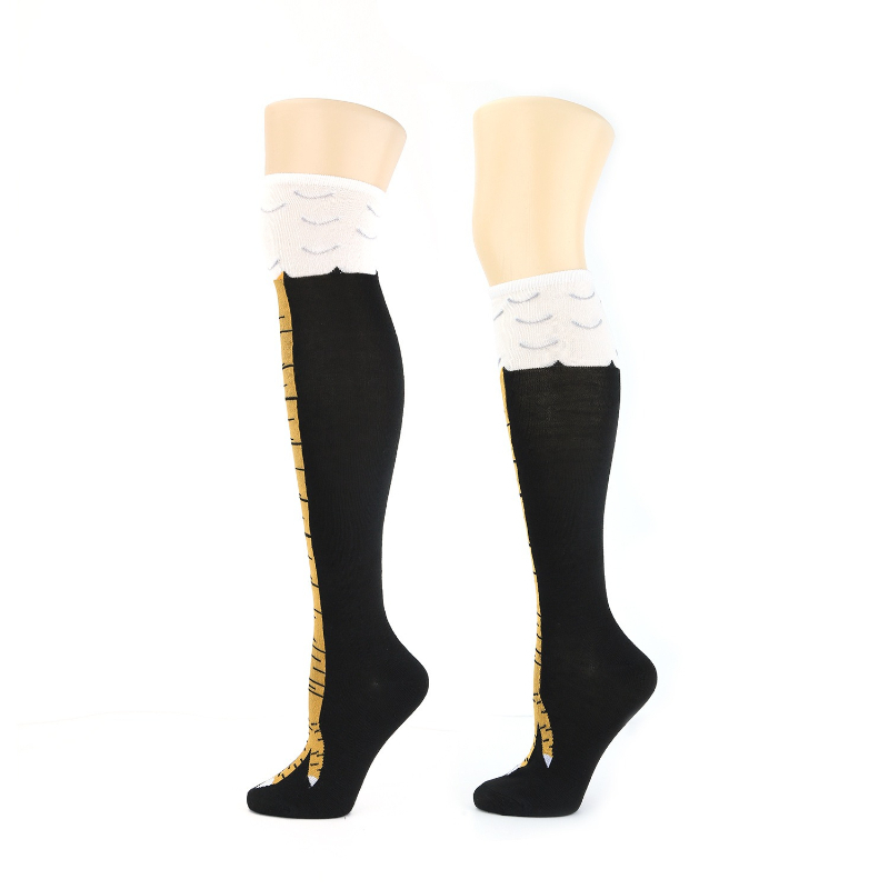 Nouvelles chaussettes hautes p - Funny Chicken Leg Socks avis et prix