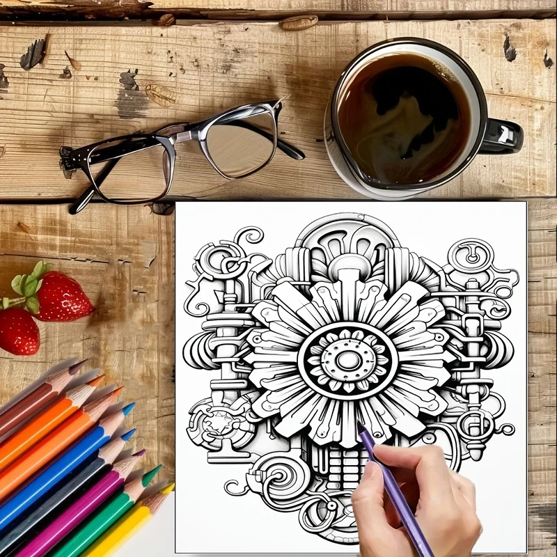 Livre de coloriage Steampunk F - Party Supplies avis et prix