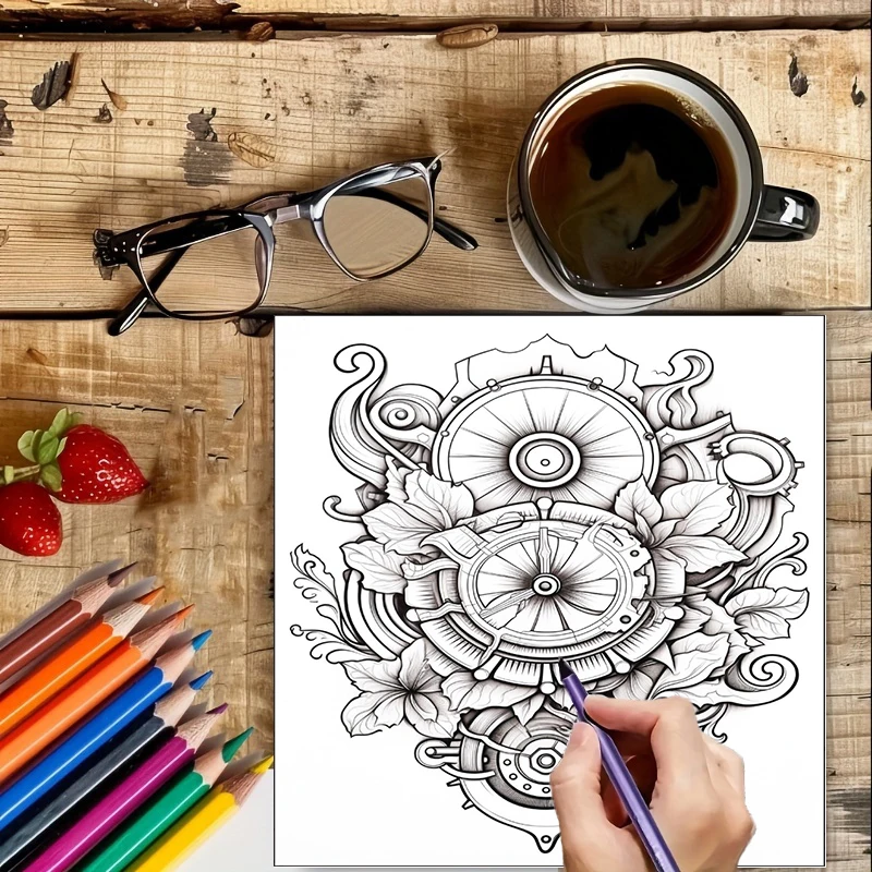 Livre de coloriage Steampunk F - Party Supplies avis et prix