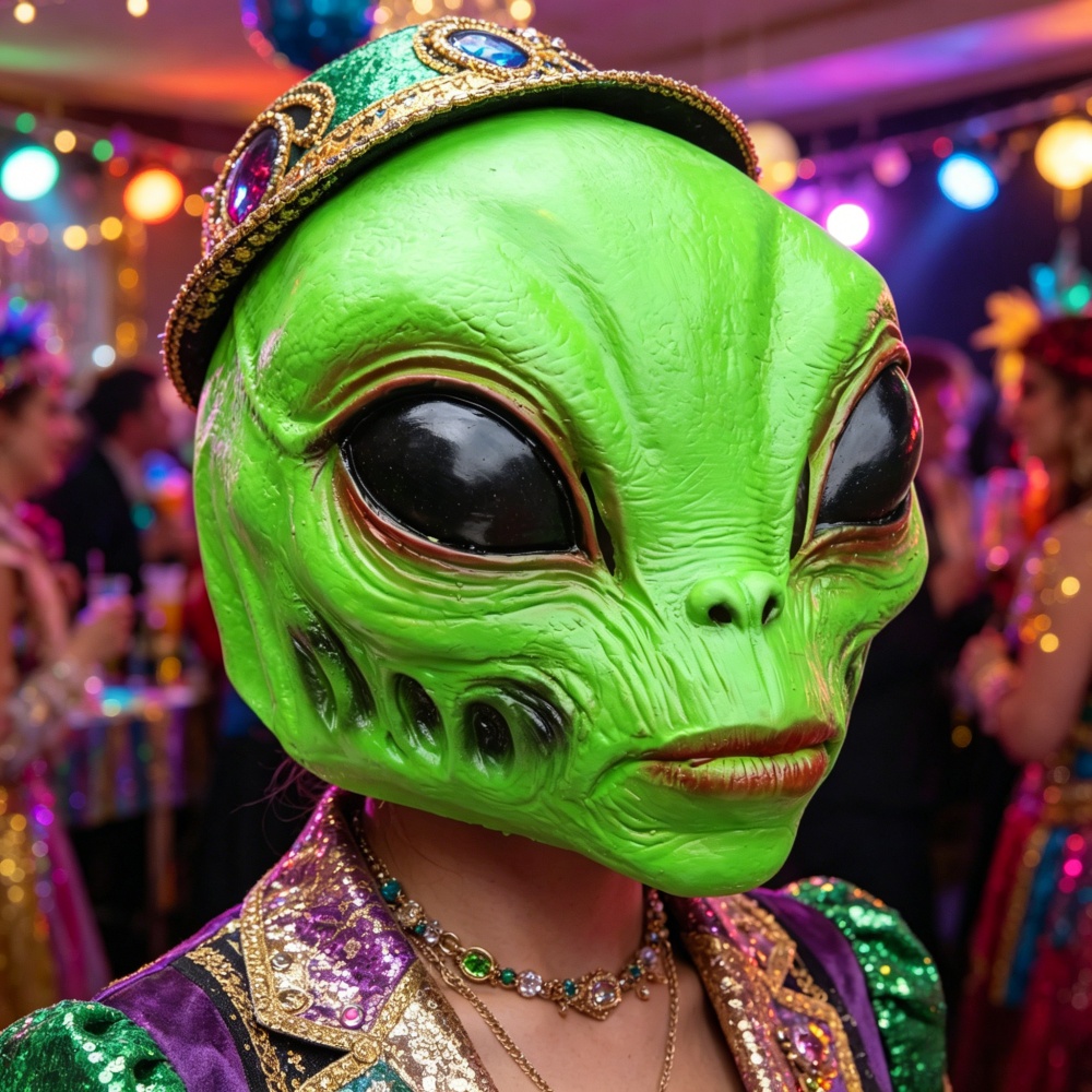 Masque d'Alien d'Halloween, Ac - Latex Alien Mask Realistic avis et prix