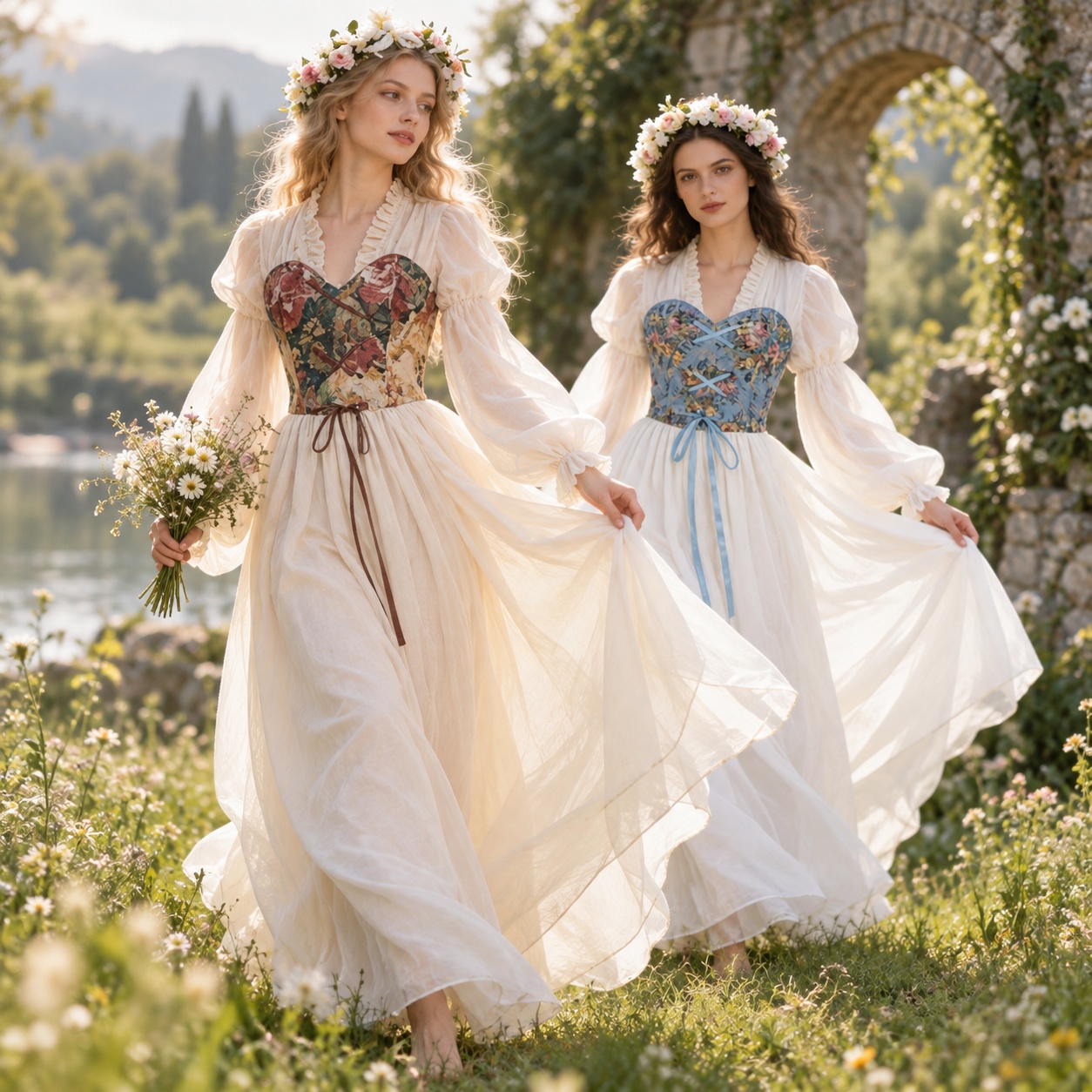 Robe corset de style Renaissan - Medieval Renaissance Dress Women avis et prix
