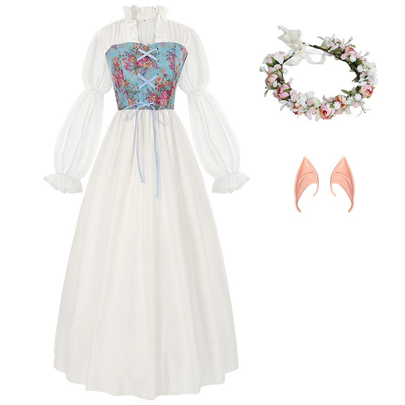 Robe corset de style Renaissan - Medieval Renaissance Dress Women avis et prix