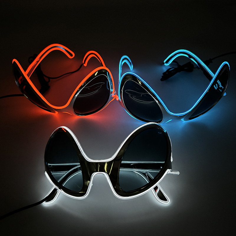 Cool Light Up LED Alien lunett - Glow In The Dark Party Glasses avis et prix