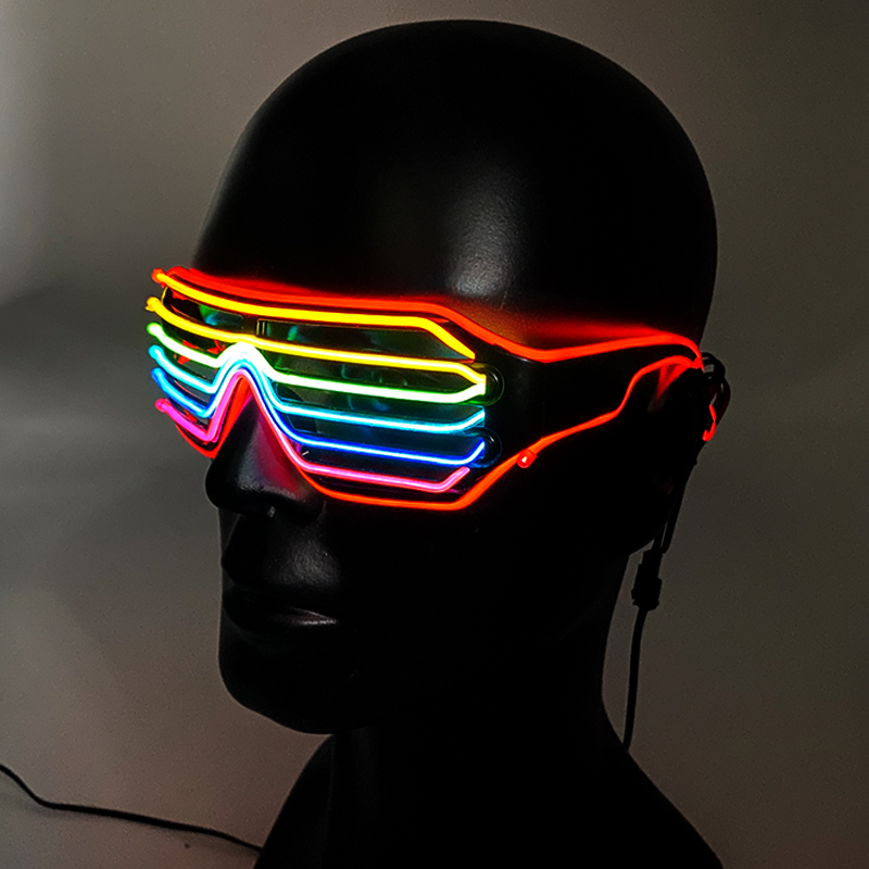 Lunettes fluorescentes colorée - Glow In The Dark Party Glasses avis et prix